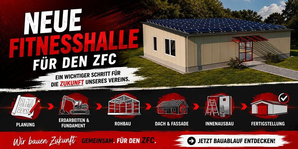 Neubau Fitnesshalle